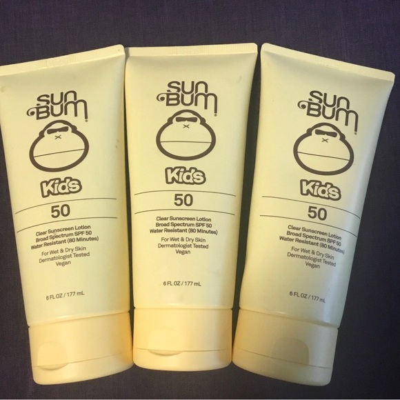 NEW Sun Bum Kids Clear Sunscreen Lotion, SPF 50, 6 oz EXP 10/2024 (LOT Of 3) - Picture 1 of 6